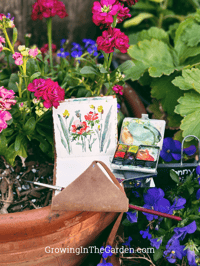 Image 5 of "Painting in the Garden" – A Plein-Air Watercolor Experience