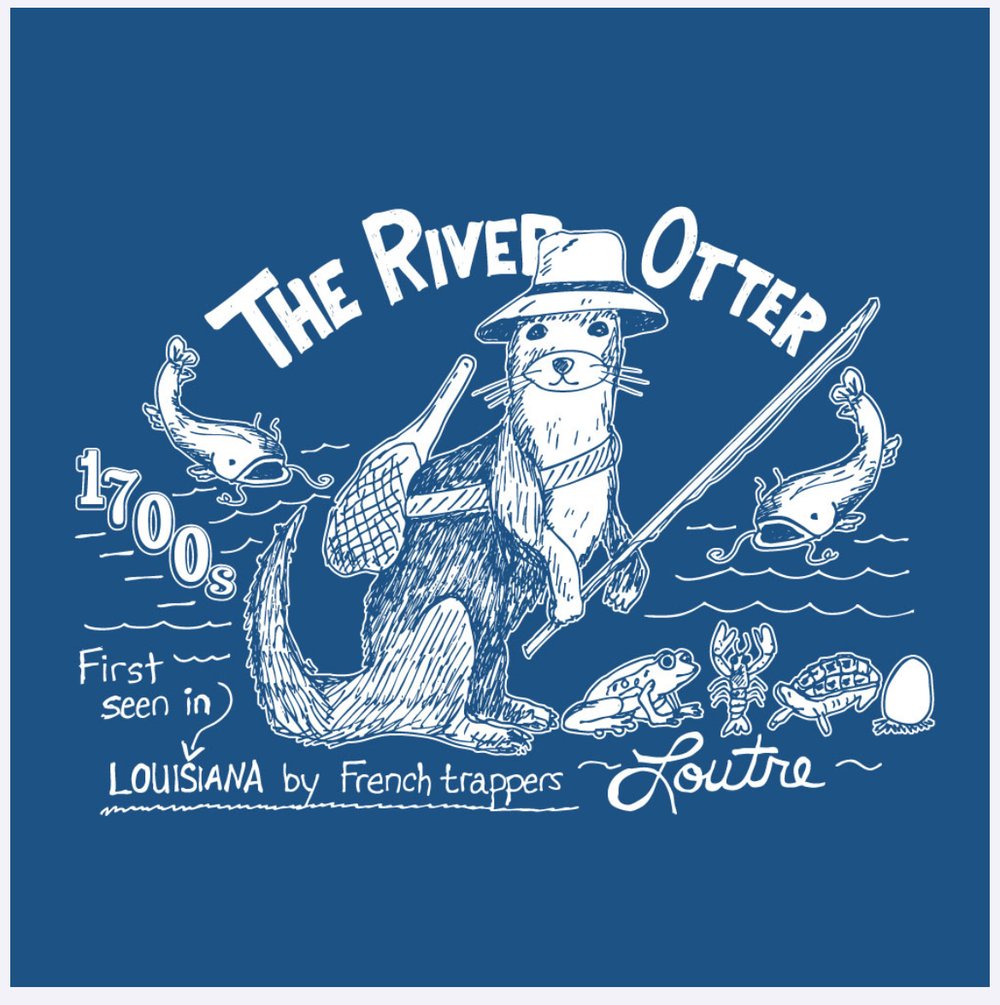 Image of Adult River Otter Short Sleeve Tee