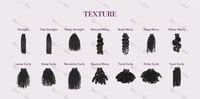 Image 5 of Luxury Raw Burmese Temple donor Hair   wavy weft bundles 100G ( Single donor) All textures prices