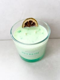 Image 2 of WELLNESS COLLECTION - REFRESH CUCUMBER CANDLE -DOUBLE WICK