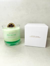 Image 3 of WELLNESS COLLECTION - REFRESH CUCUMBER CANDLE -DOUBLE WICK