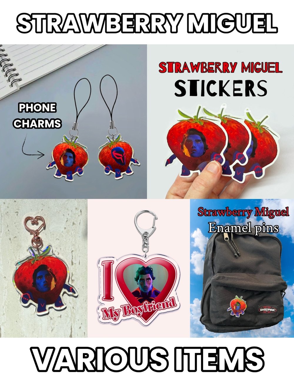 Image of Strawberry Miguel O’Hara items