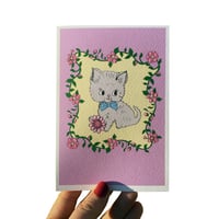 Image 1 of Kitsch Kitten Everyday Greeting Card