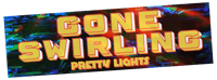 Image of Gone Swirling Pretty Lights 10x3 Vinyl Sticker