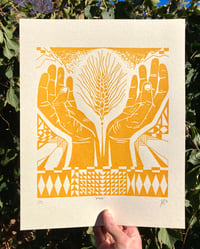 "Wheat" Print