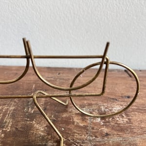 Image of Wire Frame Tandem Bicyle Figurine