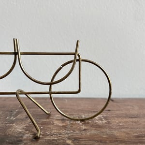 Image of Wire Frame Tandem Bicyle Figurine