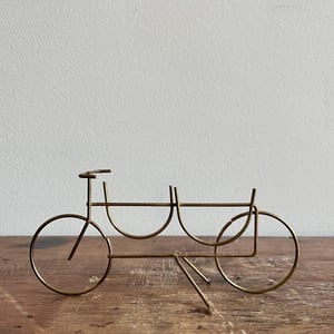 Image of Wire Frame Tandem Bicyle Figurine