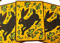 Image 1 of Rabbit Running Print