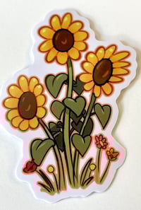 Image 1 of Sunflower Sticker
