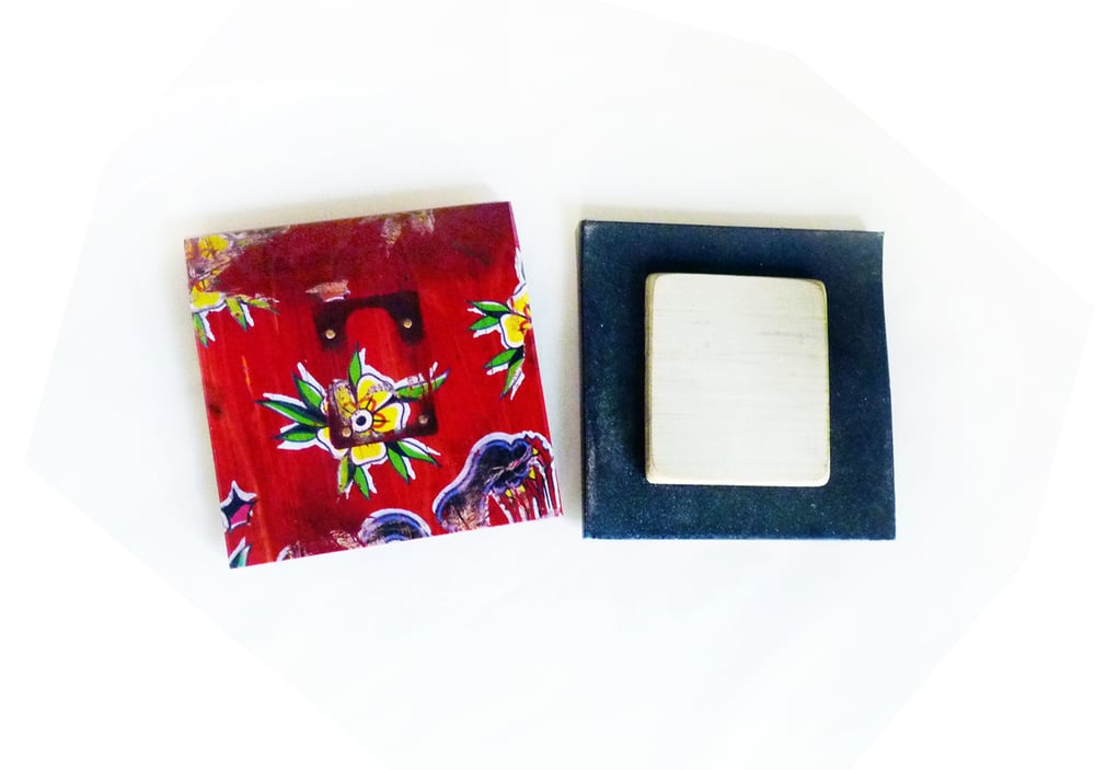 Image of Peel and Stick Skateboard Tiles. 7"x 7" Hex or Square