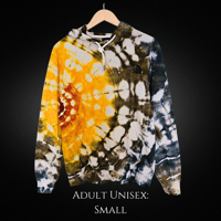 Image 1 of Ice Dyed Adult (Sml & Med) Hoodie