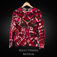 Image 1 of Ice Dyed Double Fanfold Adult (Med) Unisex Sweatshirt