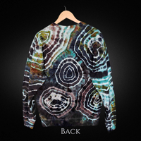 Image 2 of Ice Dyed Geode Pattern Adult (Lrg) Unisex Sweatshirt