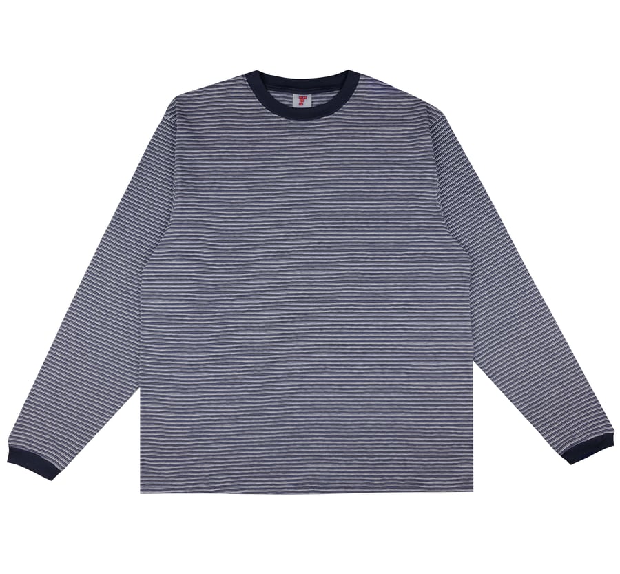 Image of Striped L/S Marina Shirt (Purple Mix)
