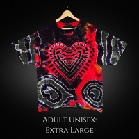 Image 1 of Ice Dyed Adult (XL) Unisex T-shirt