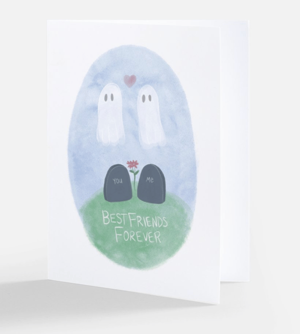 Image of BFFs - Illustrated Greeting Card 