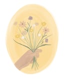 Image 3 of Hand with Flowers - Illustrated Greeting Card 