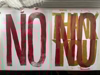 Image 1 of No / No Thank You ~ print