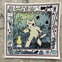 Image 3 of Adventure Cat Mini-Poster