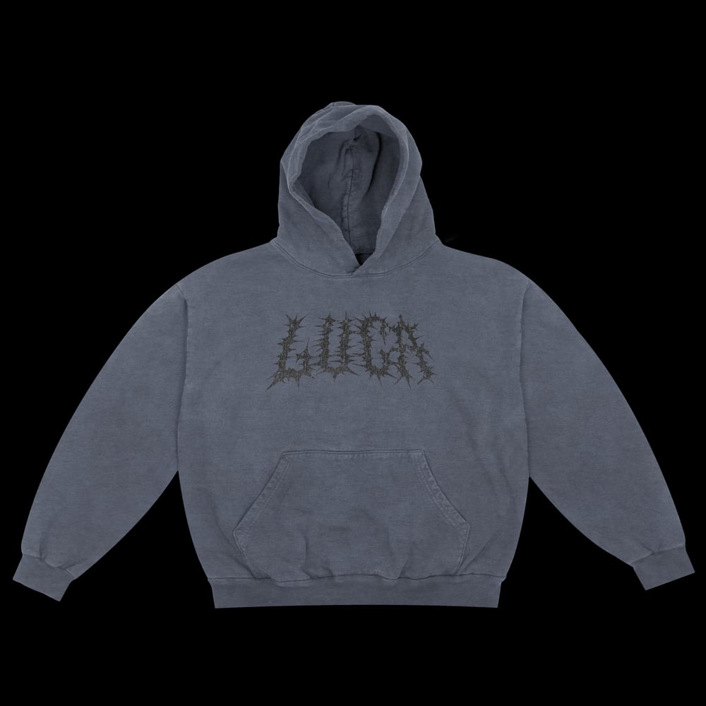 Image of Logo Hoodie Sleight Blue