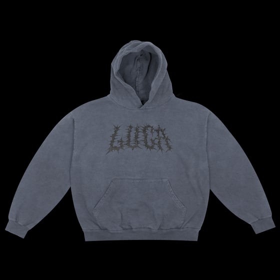 Image of Logo Hoodie Sleight Blue