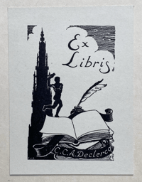 Vintage Bookplate (F)