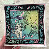 Image 5 of Cat with Ghost Mini-Poster