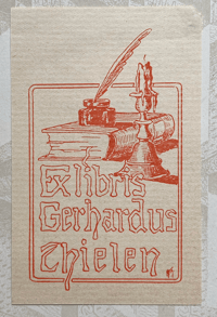 Vintage Bookplate (K)