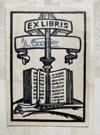 Vintage Bookplate (N)