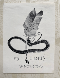 Vintage Bookplate (O)