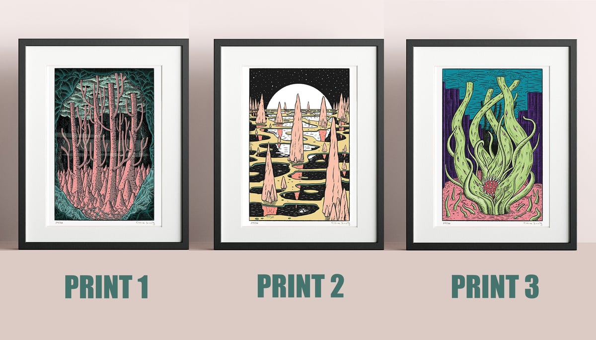 Claire Scully "Outer Wilderness" Limited Edition Prints