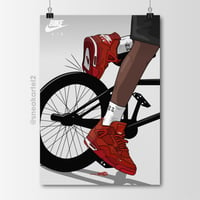 Image 1 of Sneaker Poster Jordan 4 x Nigel Sylvester “Brick by Brick”