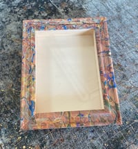 Image 7 of Hand Marbled wooden box frame (empty for you to fill) 