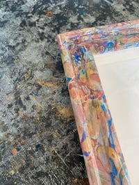 Image 12 of Hand Marbled wooden box frame (empty for you to fill) 