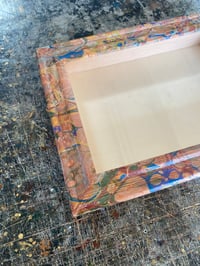 Image 8 of Hand Marbled wooden box frame (empty for you to fill) 