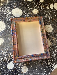 Image 4 of Hand Marbled wooden box frame (empty for you to fill) 