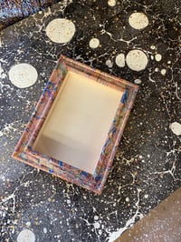 Image 6 of Hand Marbled wooden box frame (empty for you to fill) 