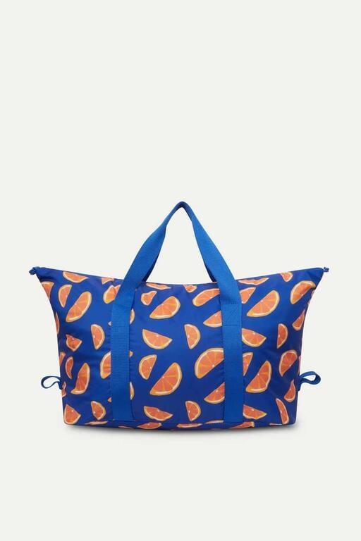 Image of Bolsa deporte estampado naranjas.