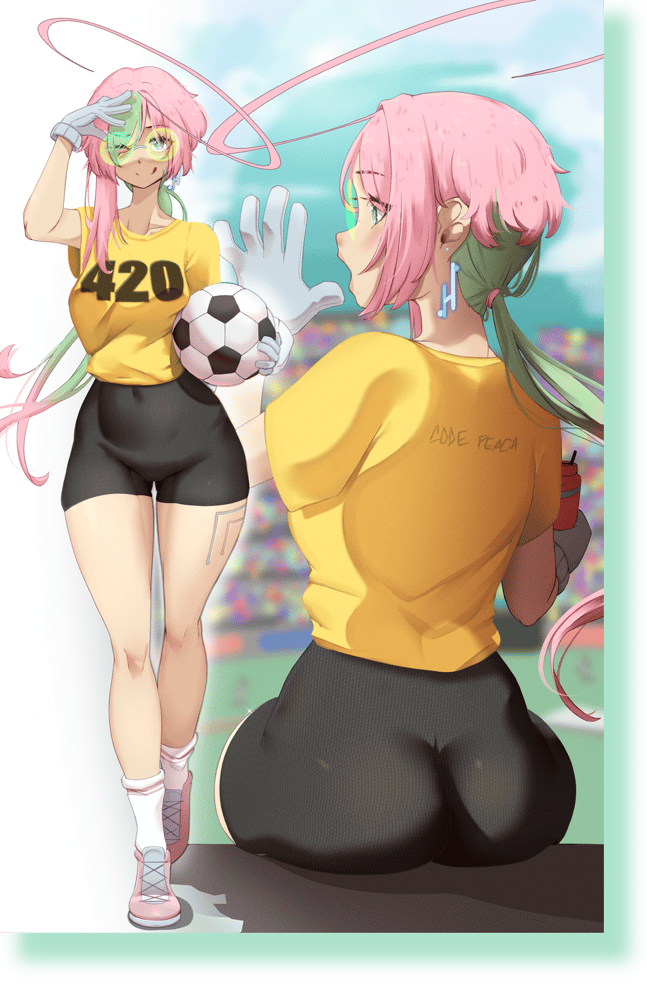Image of Peach Soccer Mom