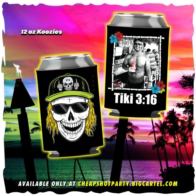 "TIKI 3:16" Koozies