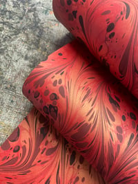 Image 2 of Gold and Red Hand Marbled // Project SECONDS / overs 