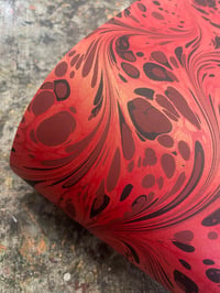 Image 4 of Gold and Red Hand Marbled // Project SECONDS / overs 