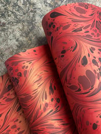 Image 1 of Gold and Red Hand Marbled // Project SECONDS / overs 