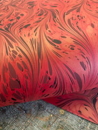 Image 3 of Gold and Red Hand Marbled // Project SECONDS / overs 