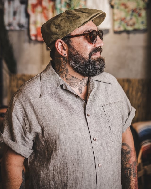 Image of 1947 Albert Shirt Sherkin grey by PIKE BROTHERS