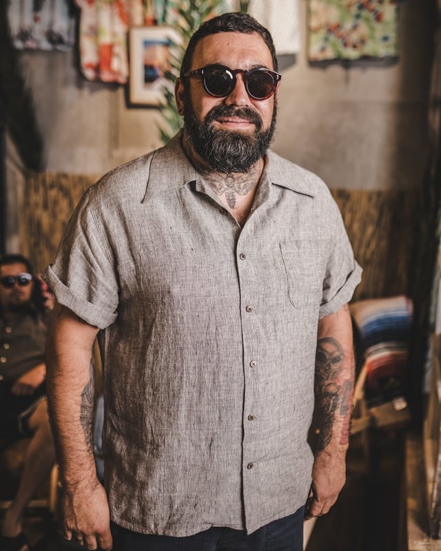 Image of 1947 Albert Shirt Sherkin grey by PIKE BROTHERS
