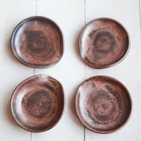 Image 7 of Small Copper Metallic Spoon Rest, Handcrafted Dish for your Coffee Station, Made in USA