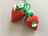 Image 1 of Strawberry Sachet Scented Hanging Diffuser Decor Set