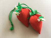 Image 2 of Strawberry Sachet Scented Hanging Diffuser Decor Set